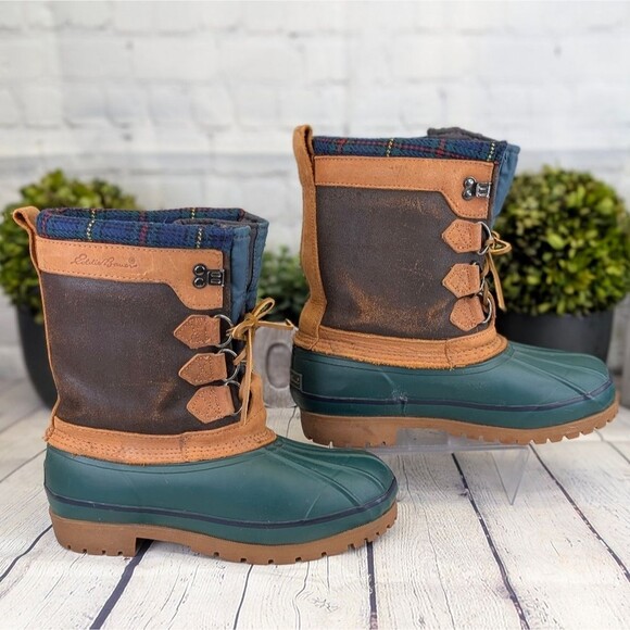 Eddie Bauer Sherpa-Lined Duck Boots – Waterproof & Insulated - Picture 2 of 10